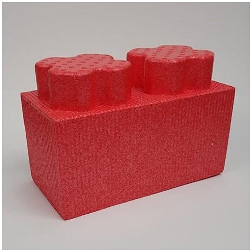 Bloque Grande Con Encastre Rojo — imagen 1