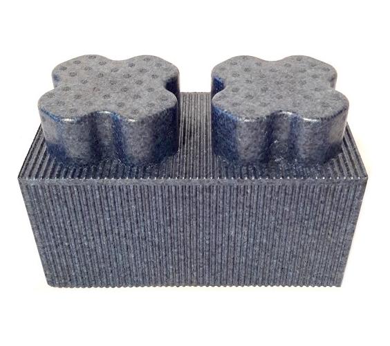 Bloque Grande Blocket 30x15x15 Cm Azul. Encastre — imagen 1